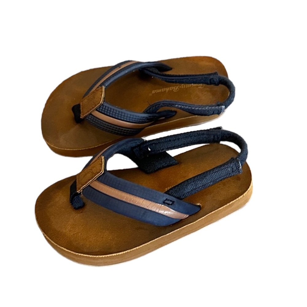 Tommy Bahama Flip Flops with Strap Sandals girls boys Kids Toddlers 6/7